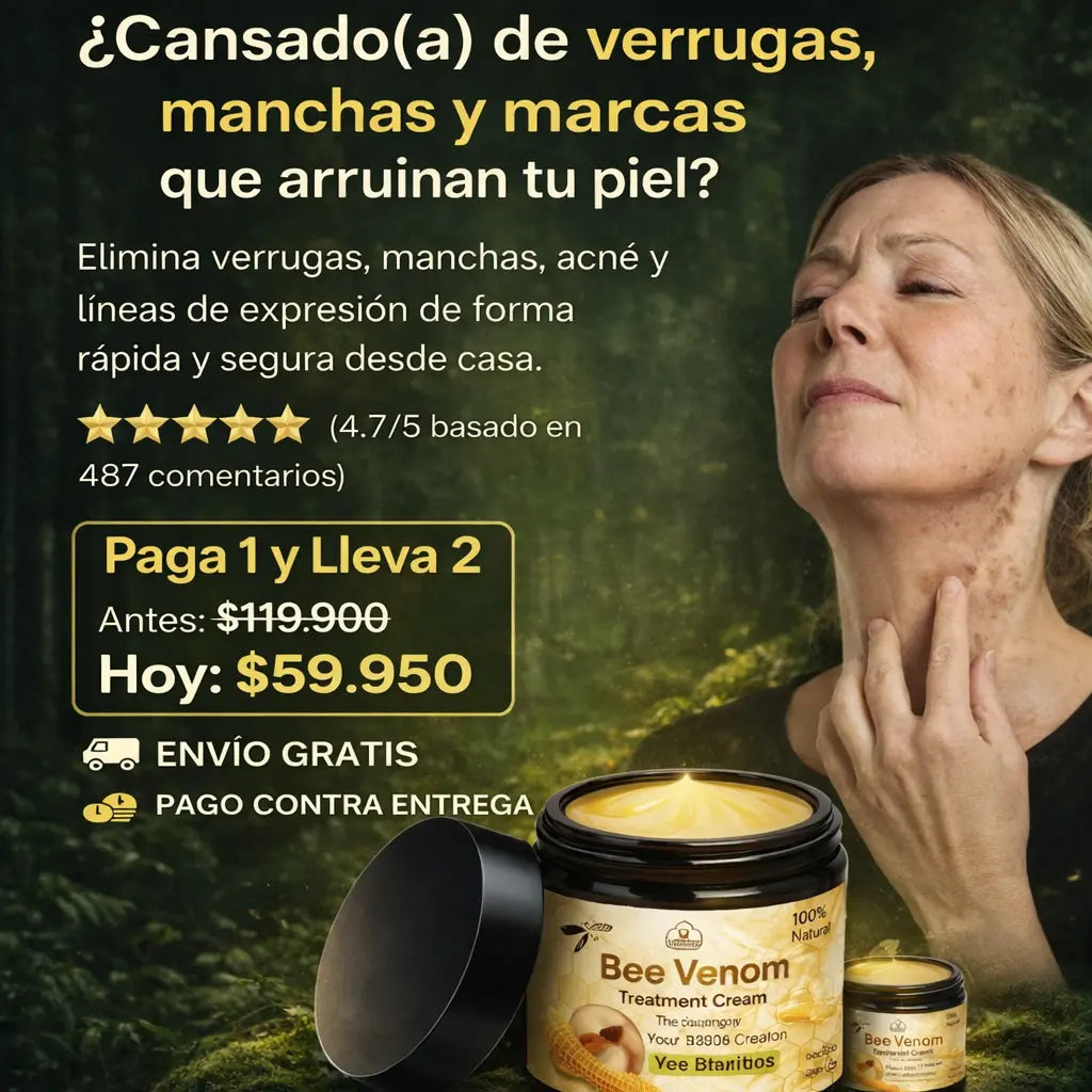 🌿BEE VENOM TREATMENT CREAM ✨PIEL RENOVADA EN SEMANAS ✨🌿