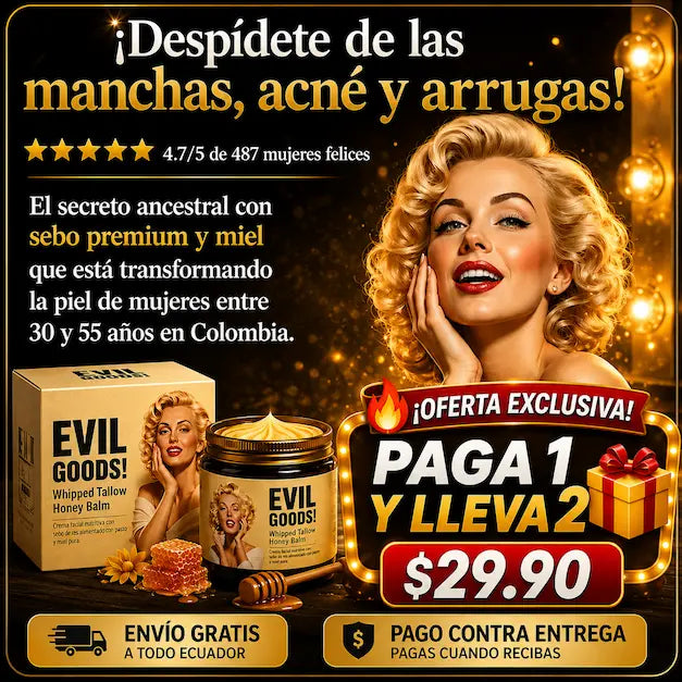 💛¡PIEL DE PORCELANA EN MINUTOS CON ✨EVIL GOODS!✨
