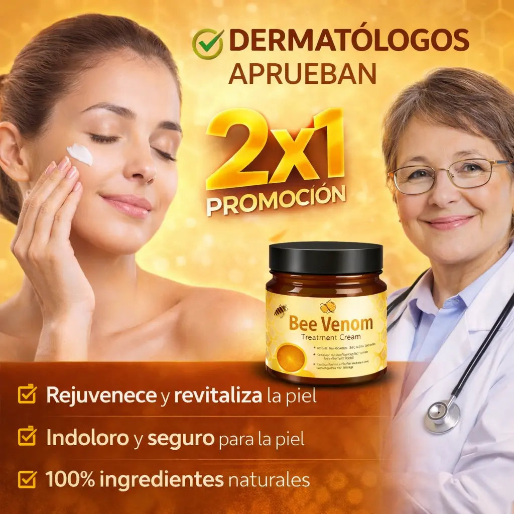 🎁 PAGA 1 & LLEVA 2 😍 🌿Bee Venom Cream ✨Efecto Reafirmante y Regenerador💎🐝