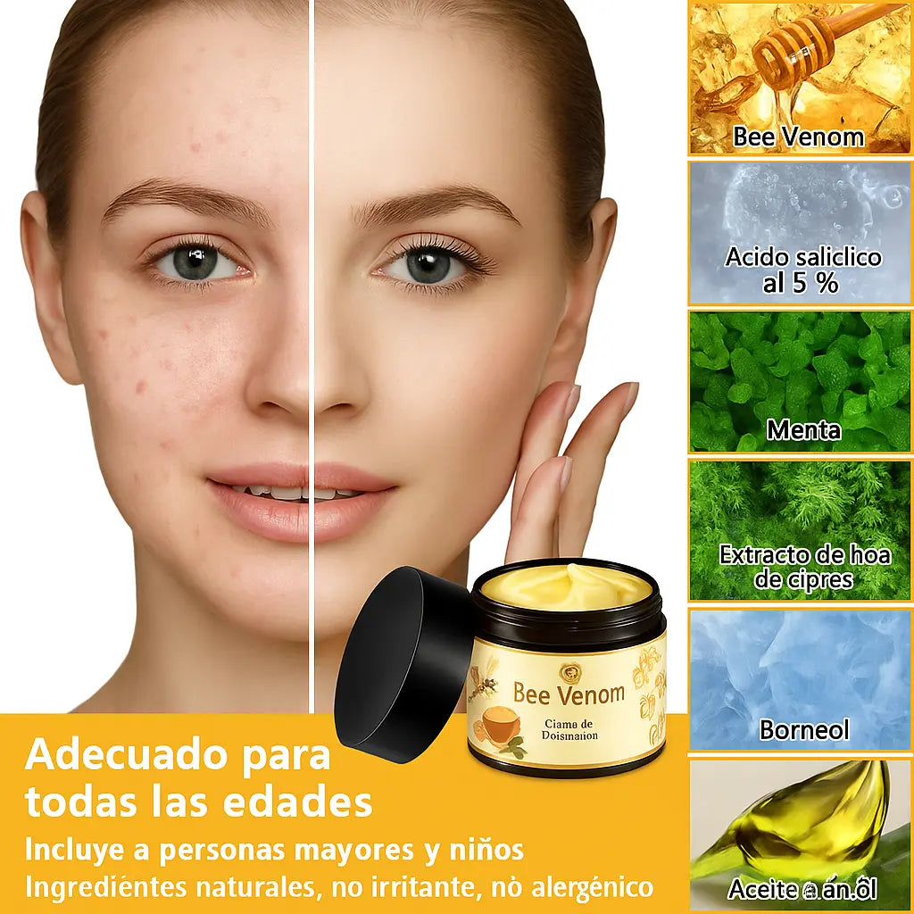 🌿Crema Bee Venom ✨Potencia tu belleza desde la raíz